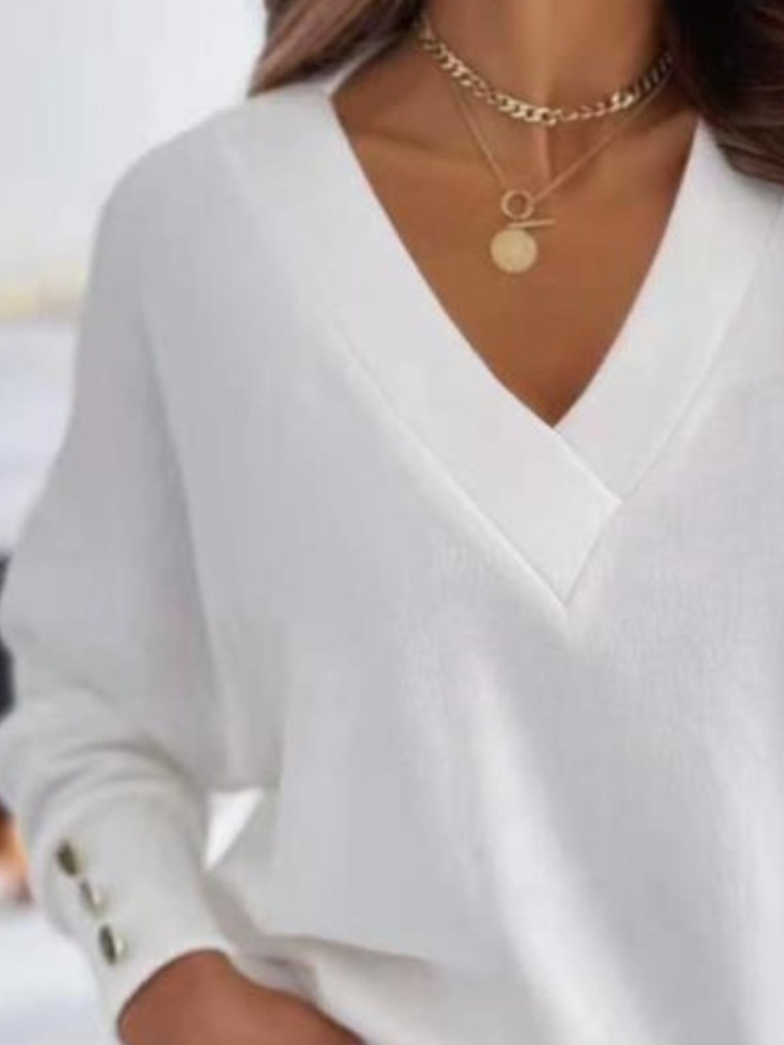 Classy and Elegant V-Neck Sweater