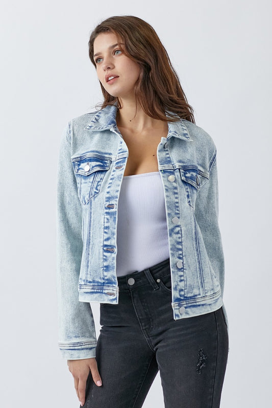 RISEN Light Washed Denim Jacket