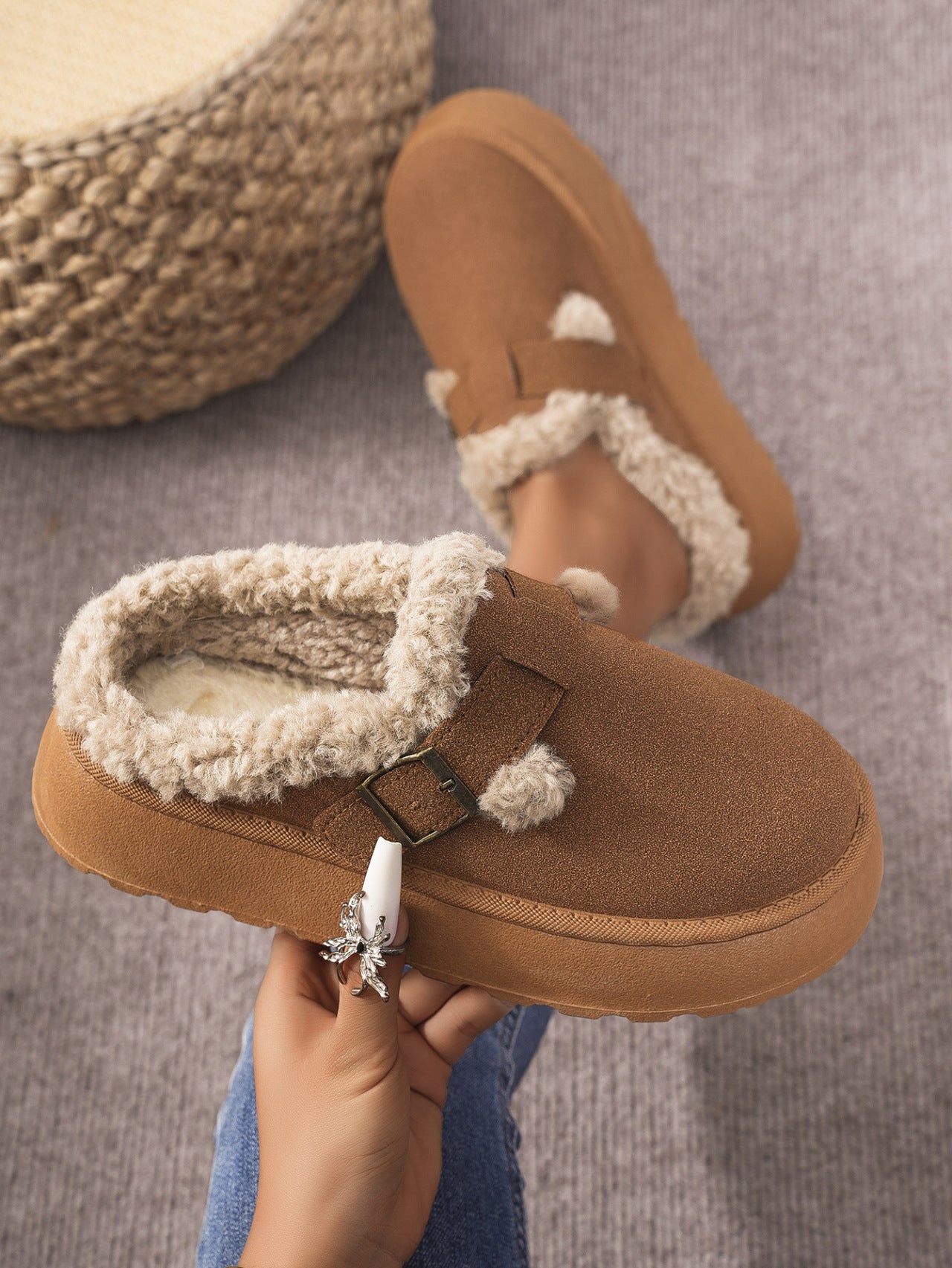 Thermal Fuzzy Buckle Platform Slides