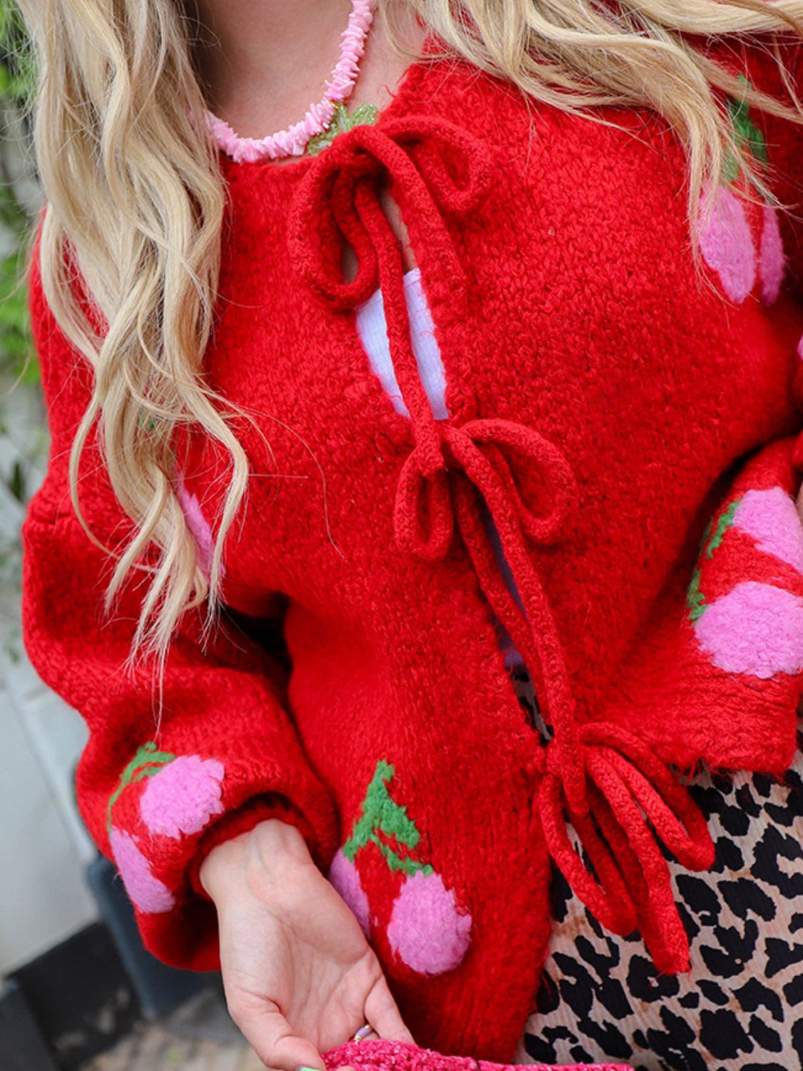 Cherry Baby Cardigan