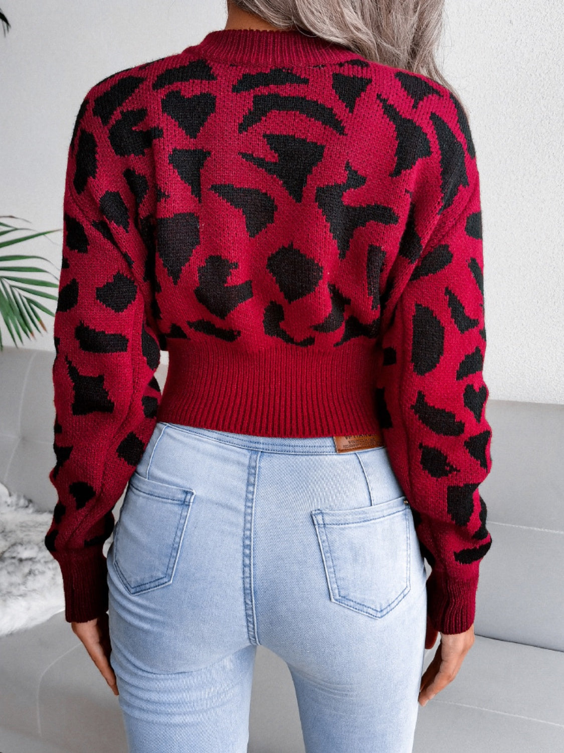 All The Leopard Sweater