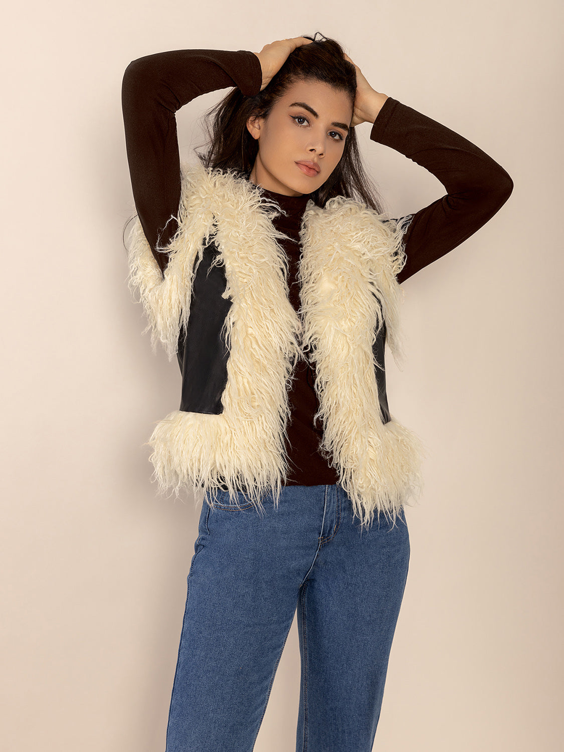 Tied Fringe Vest