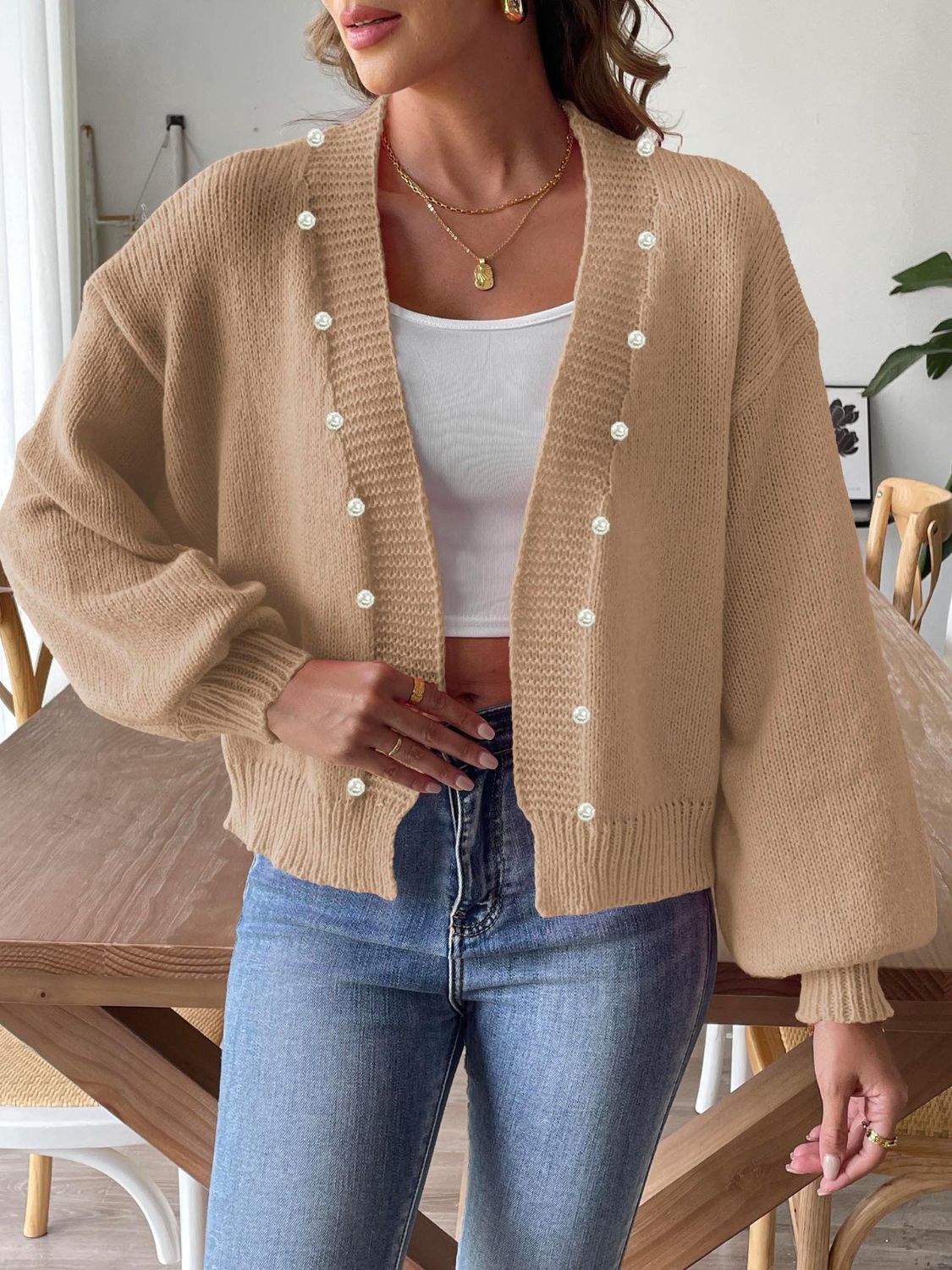 All the Pearls Cardigan