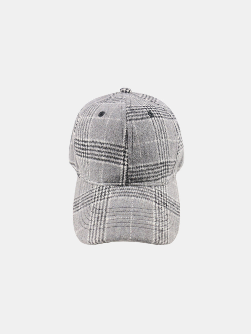 Plaid Adjustable Baseball Cap