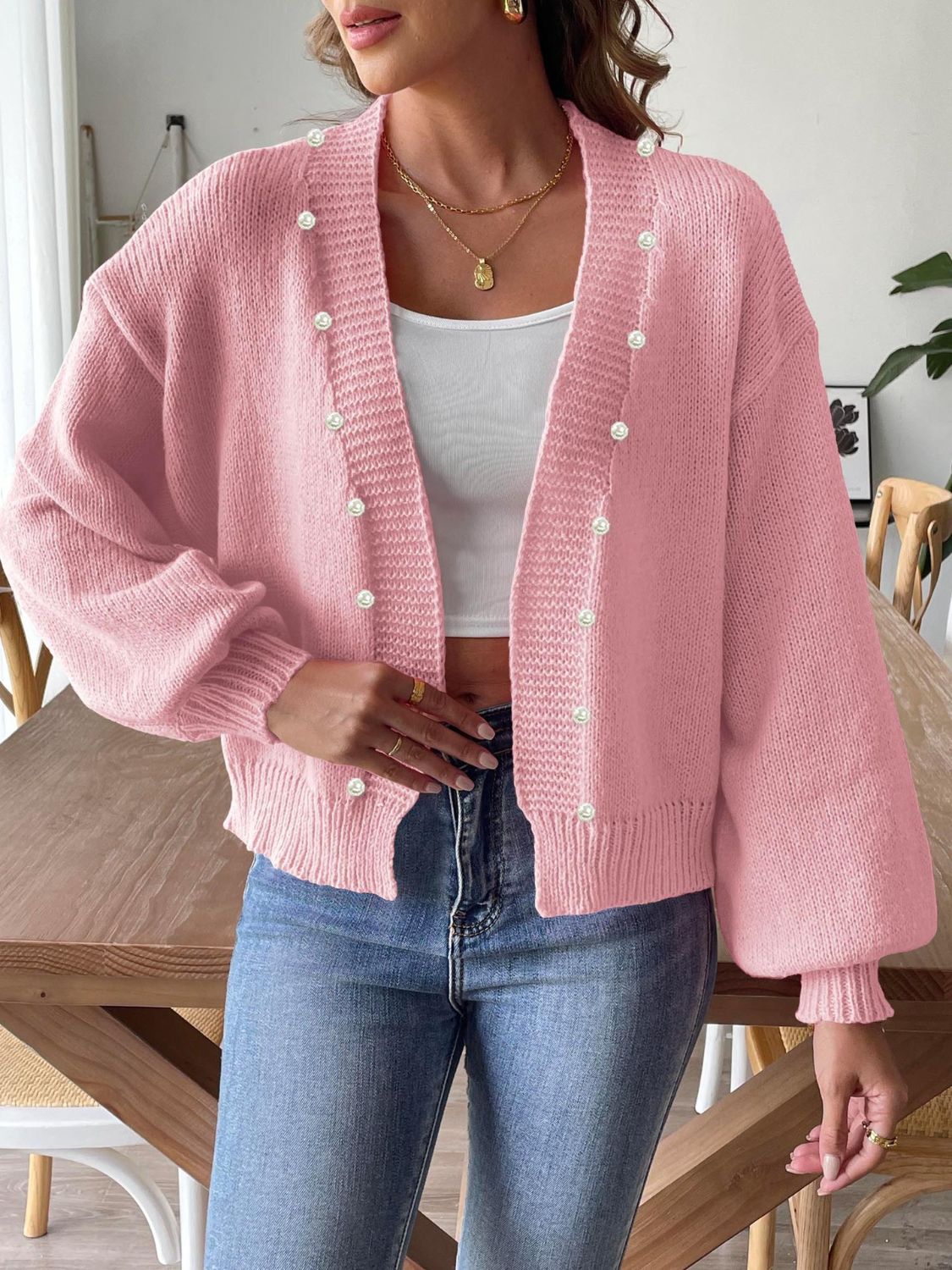 All the Pearls Cardigan