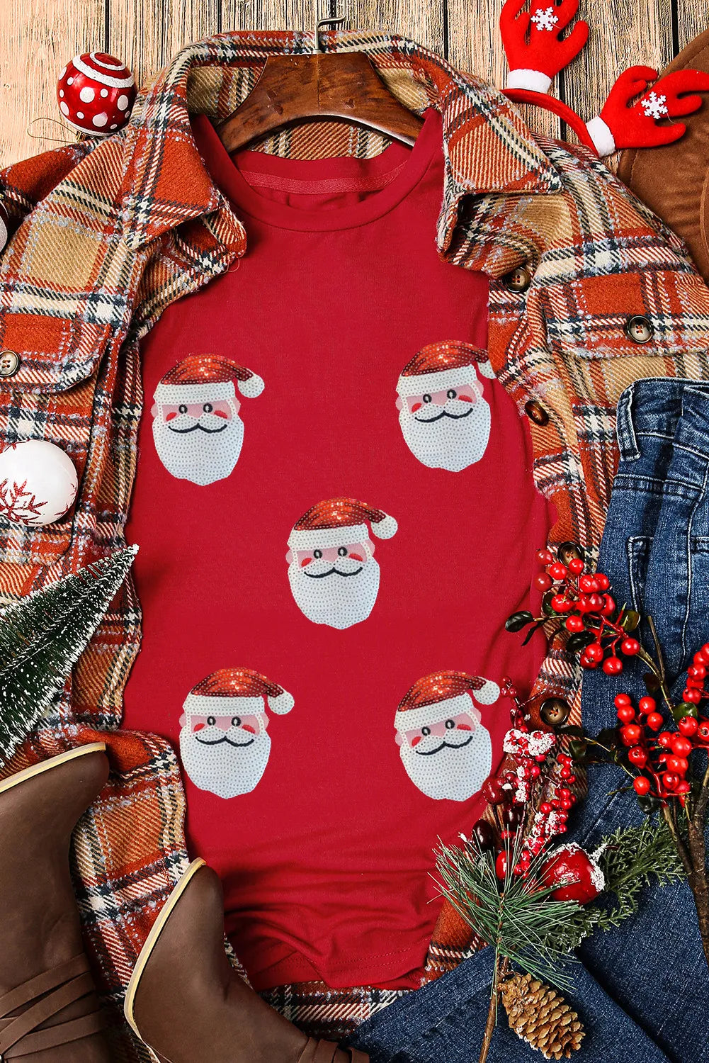 Santa Baby Sequin T-Shirt