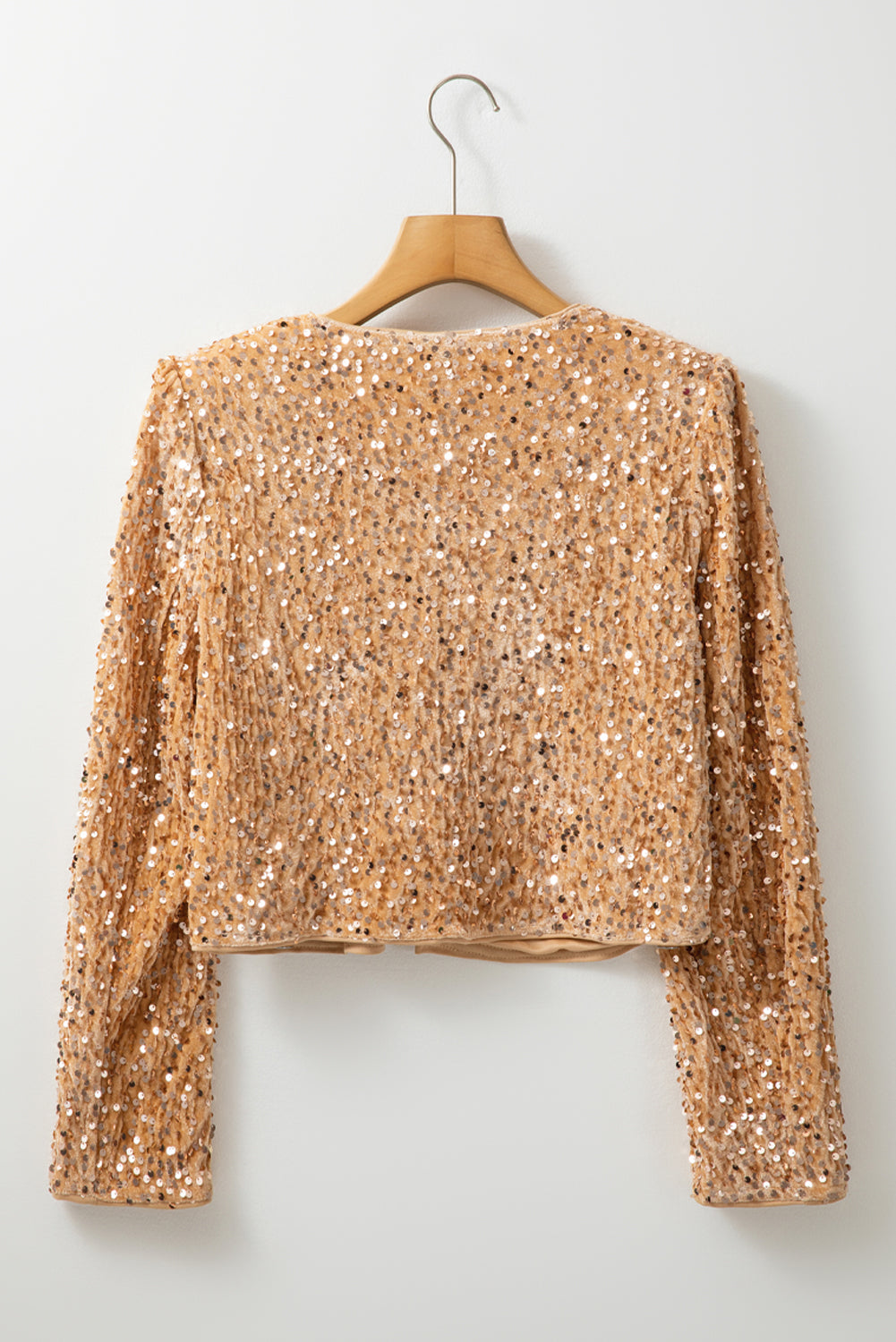 Too Cute Sequin Long Sleeve Jacket