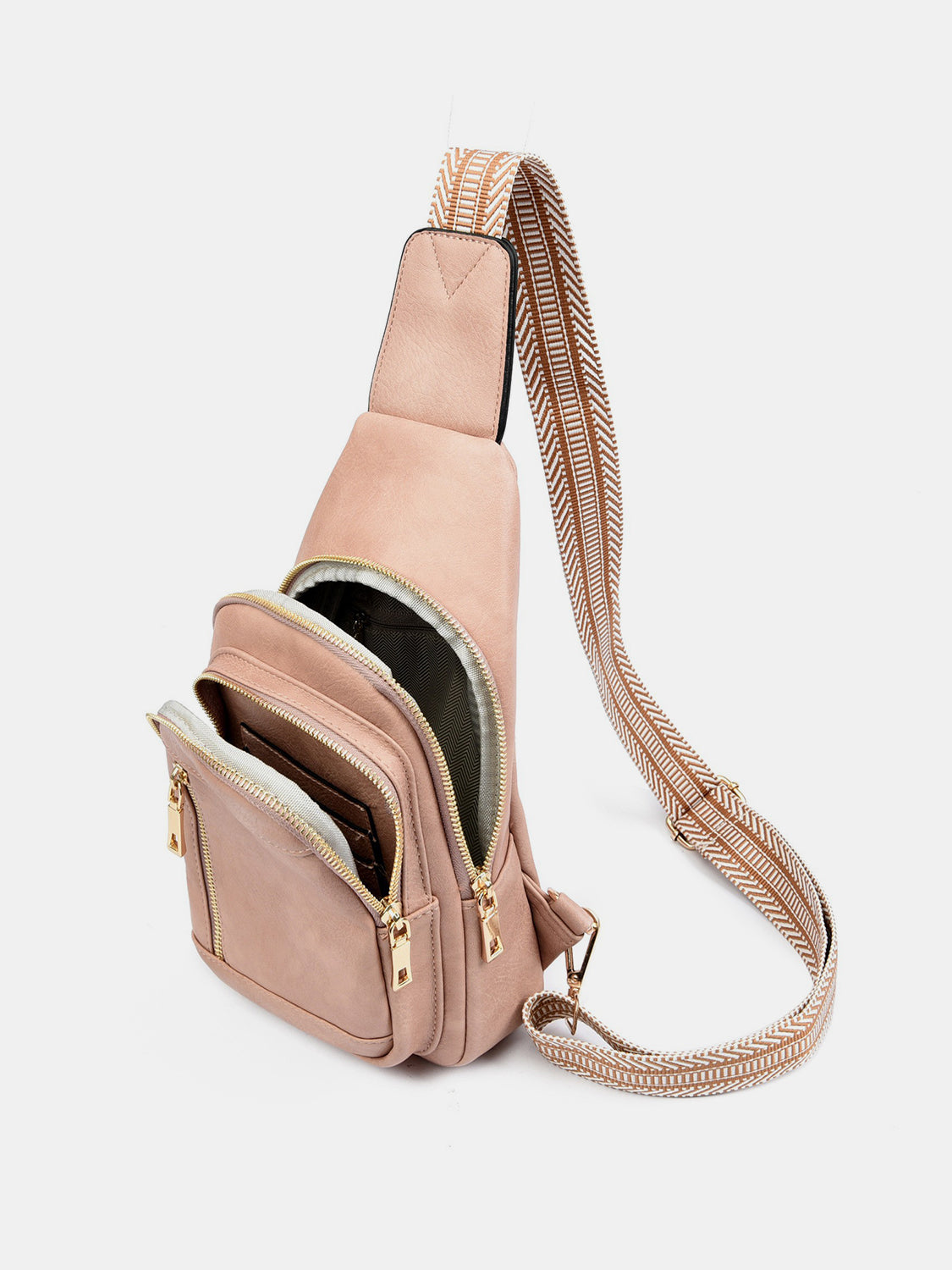 Leather Crossbody Adjustable Strap Bag