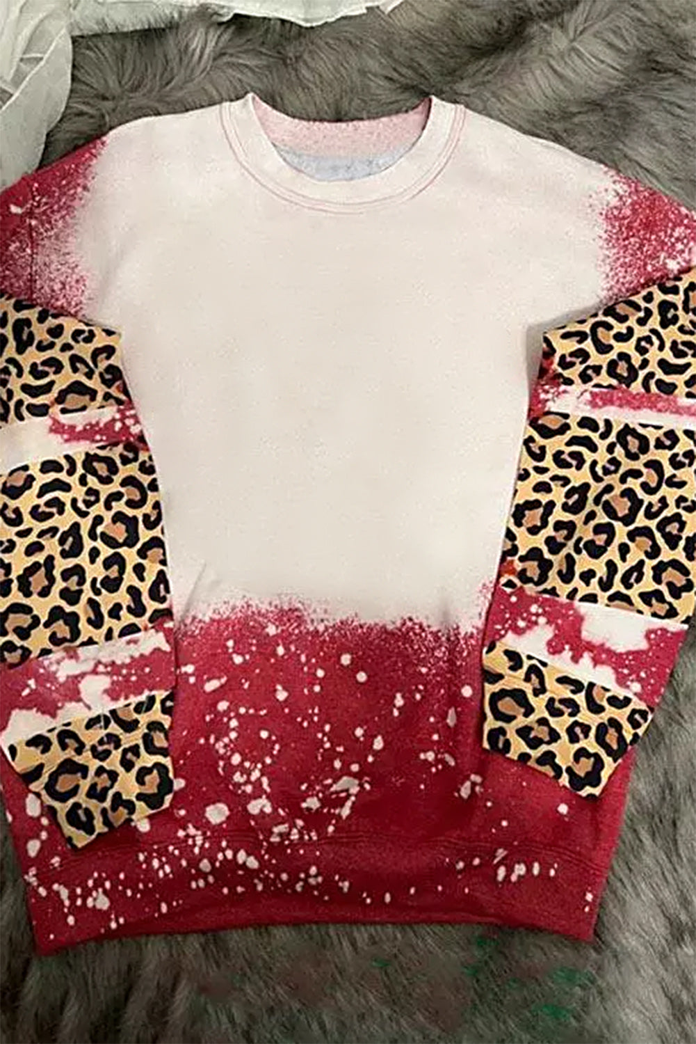 Leopard and Lace Long Sleeve T-Shirt