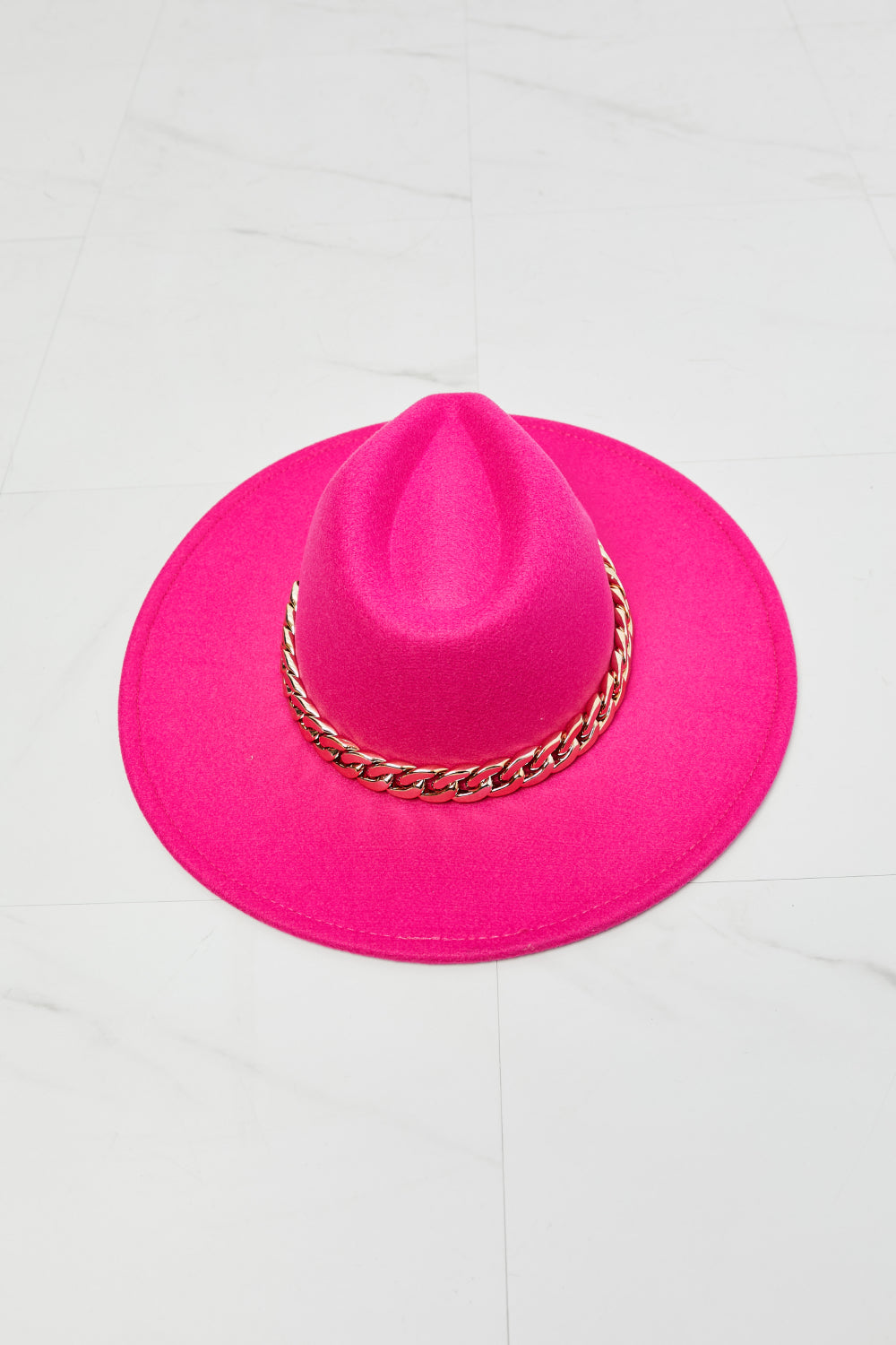 Pinky Keep Your Promise Fedora Hat in Pink