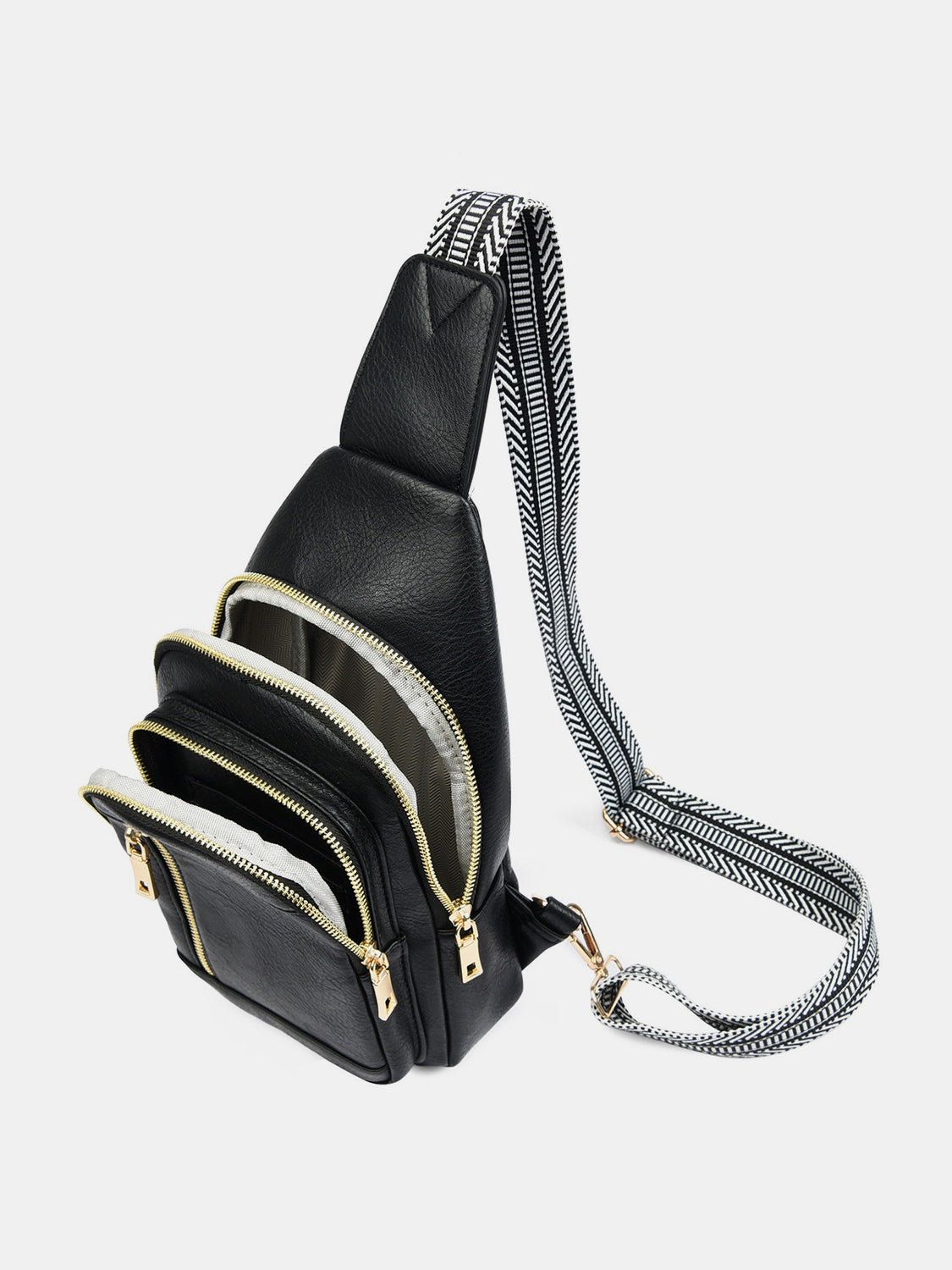 Leather Crossbody Adjustable Strap Bag