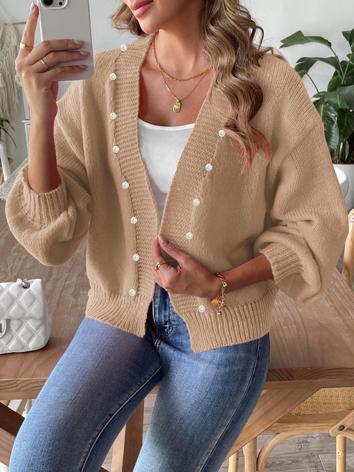 All the Pearls Cardigan