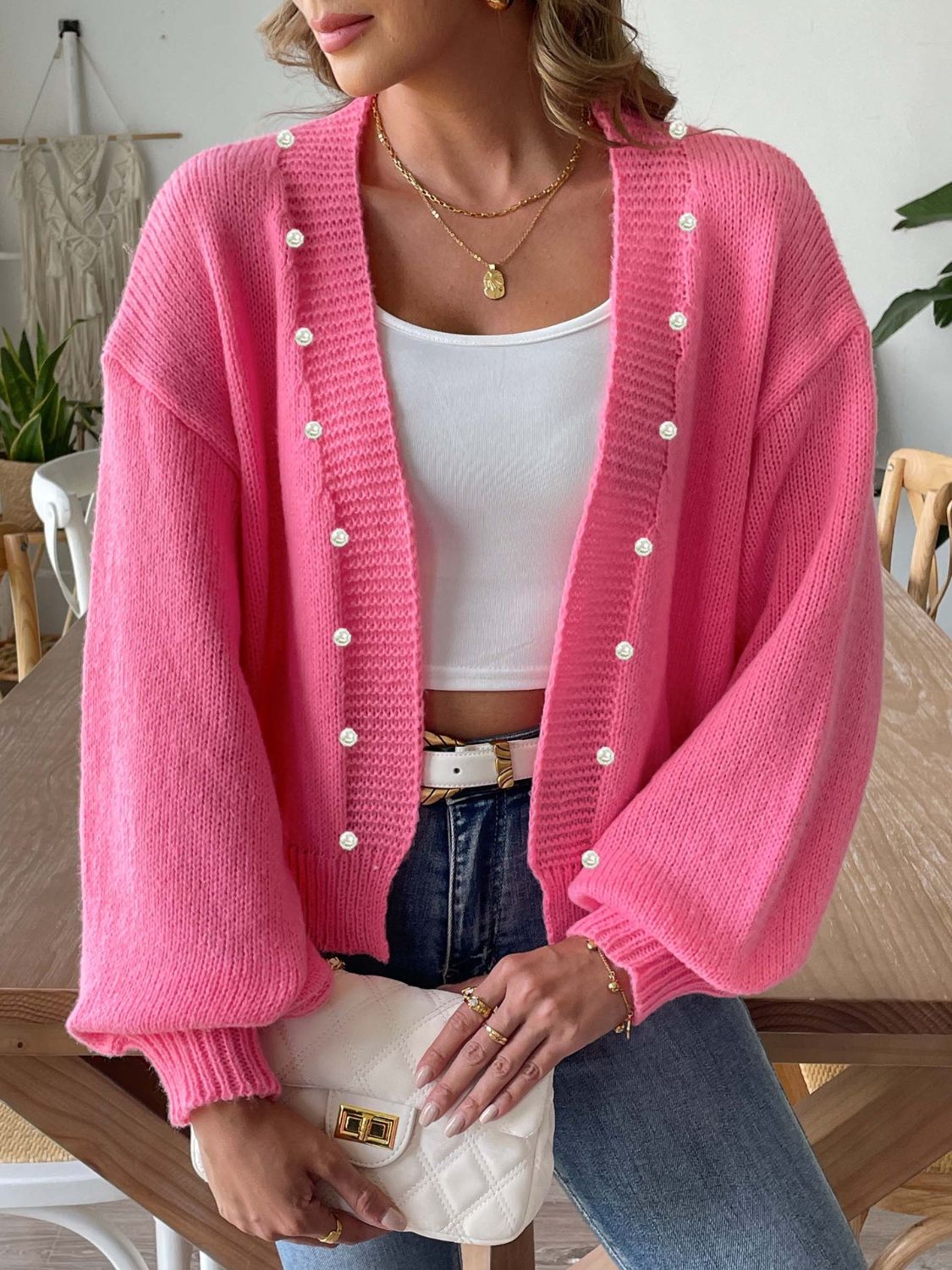 All the Pearls Cardigan