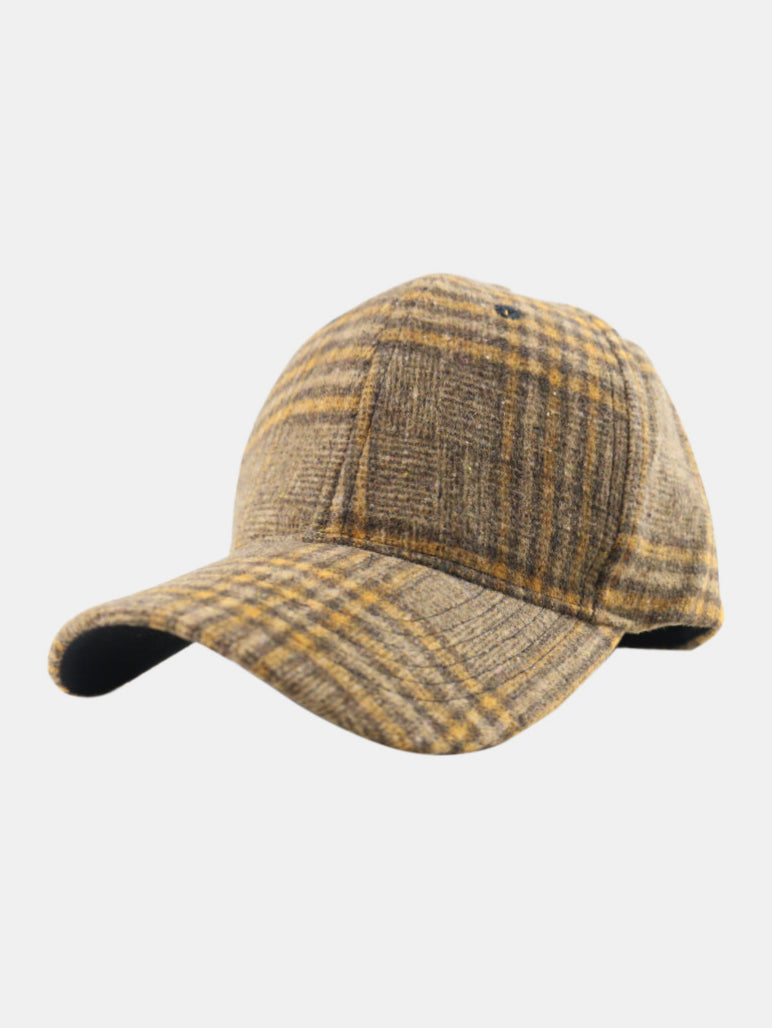 Plaid Adjustable Baseball Cap