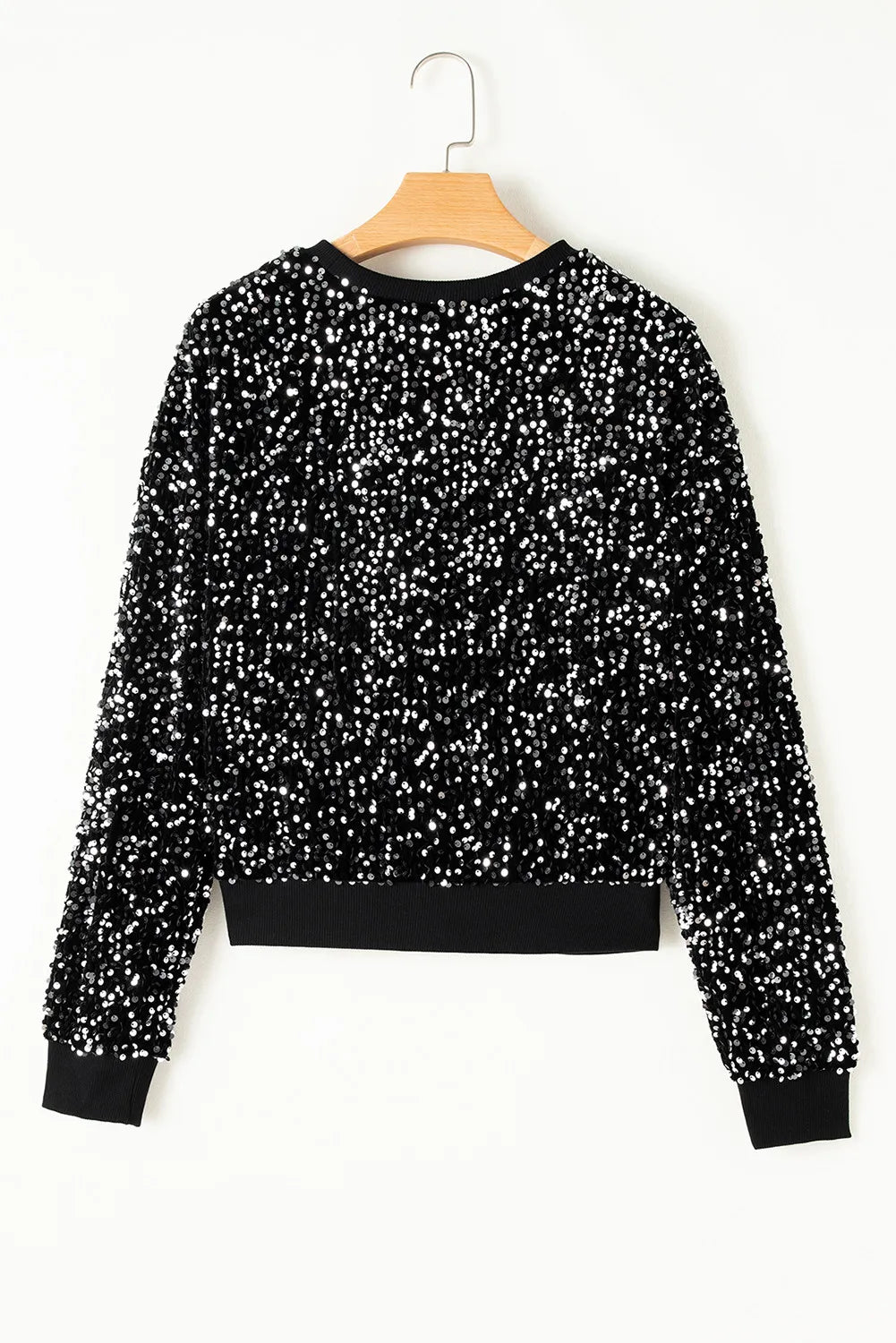 Sparkly Sequin Long Sleeve Top