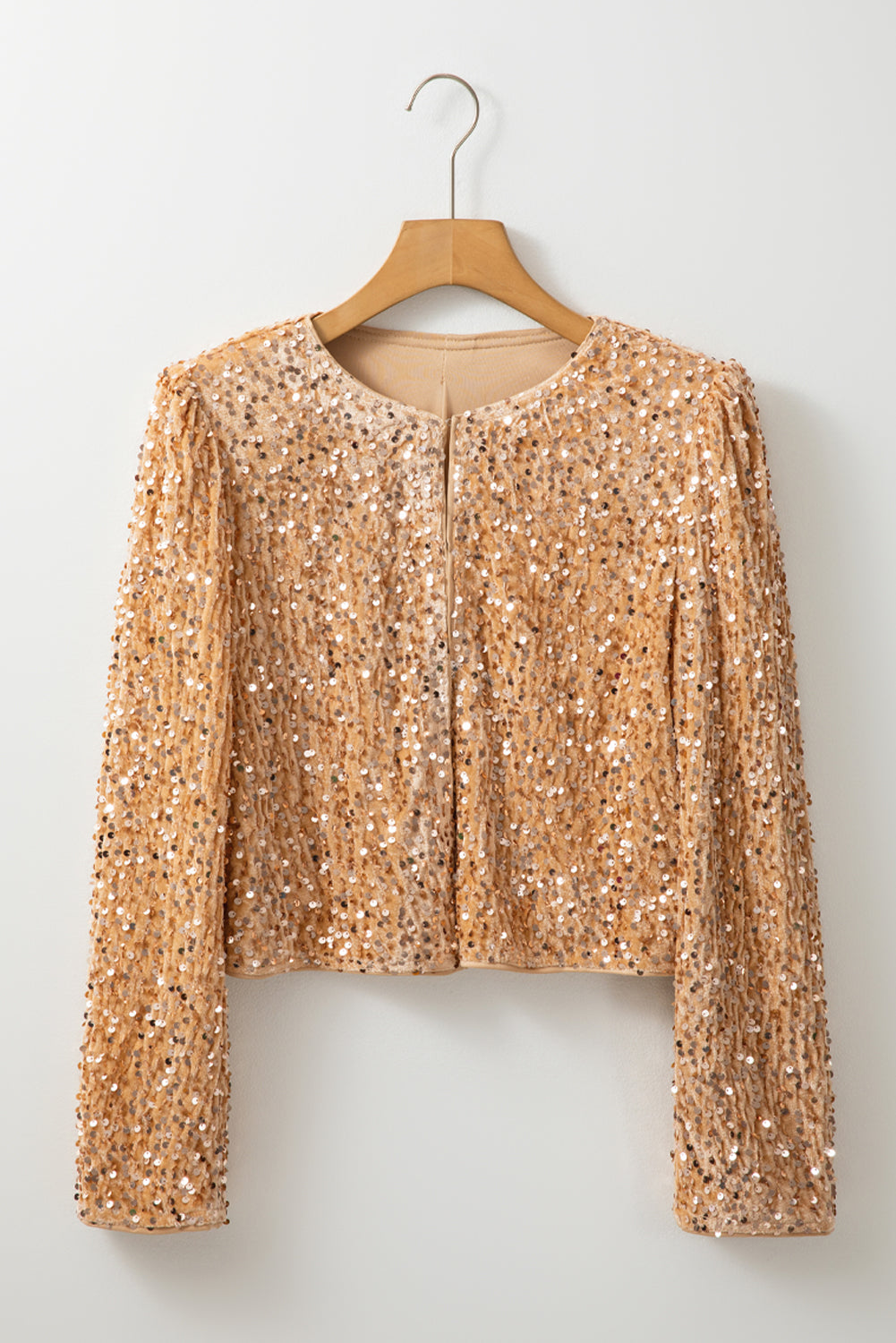 Too Cute Sequin Long Sleeve Jacket