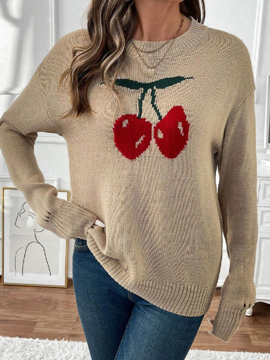 Cherries on the Vine Sweater