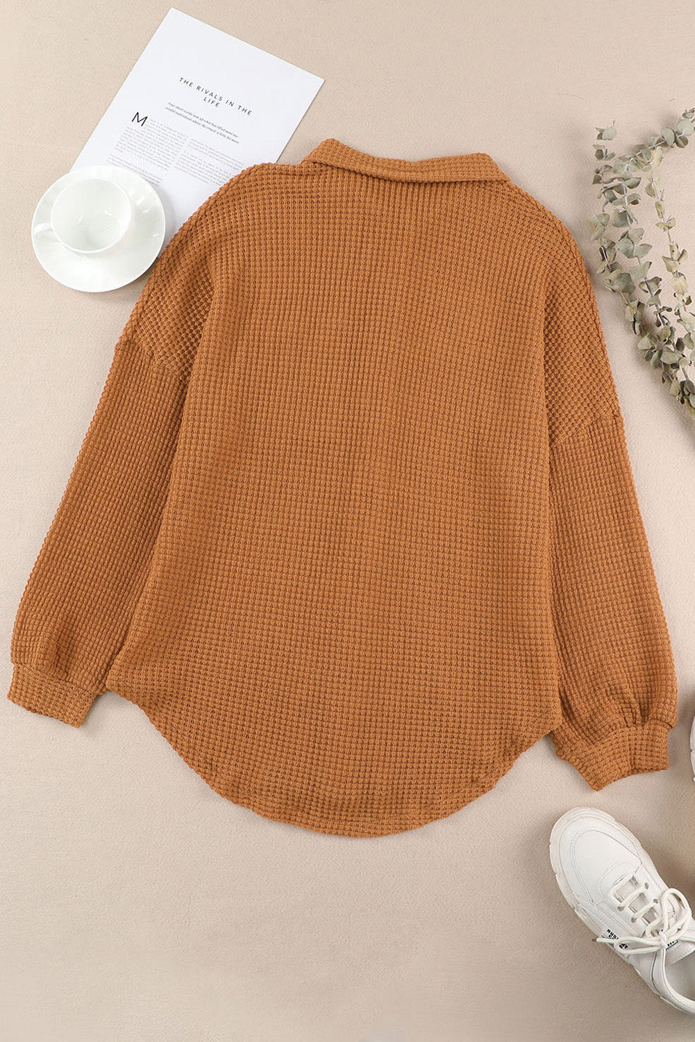 Waffle-Knit Shirt