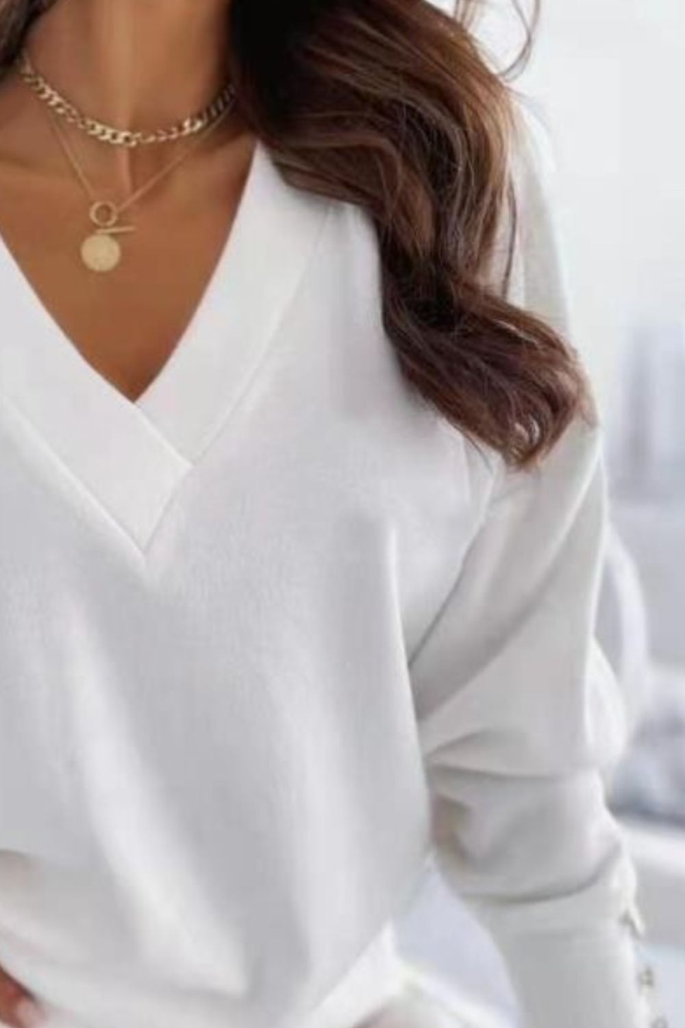 Classy and Elegant V-Neck Sweater