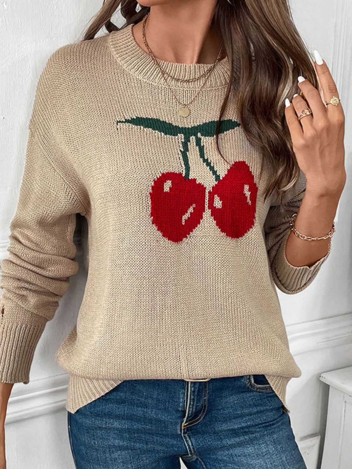 Cherries on the Vine Sweater