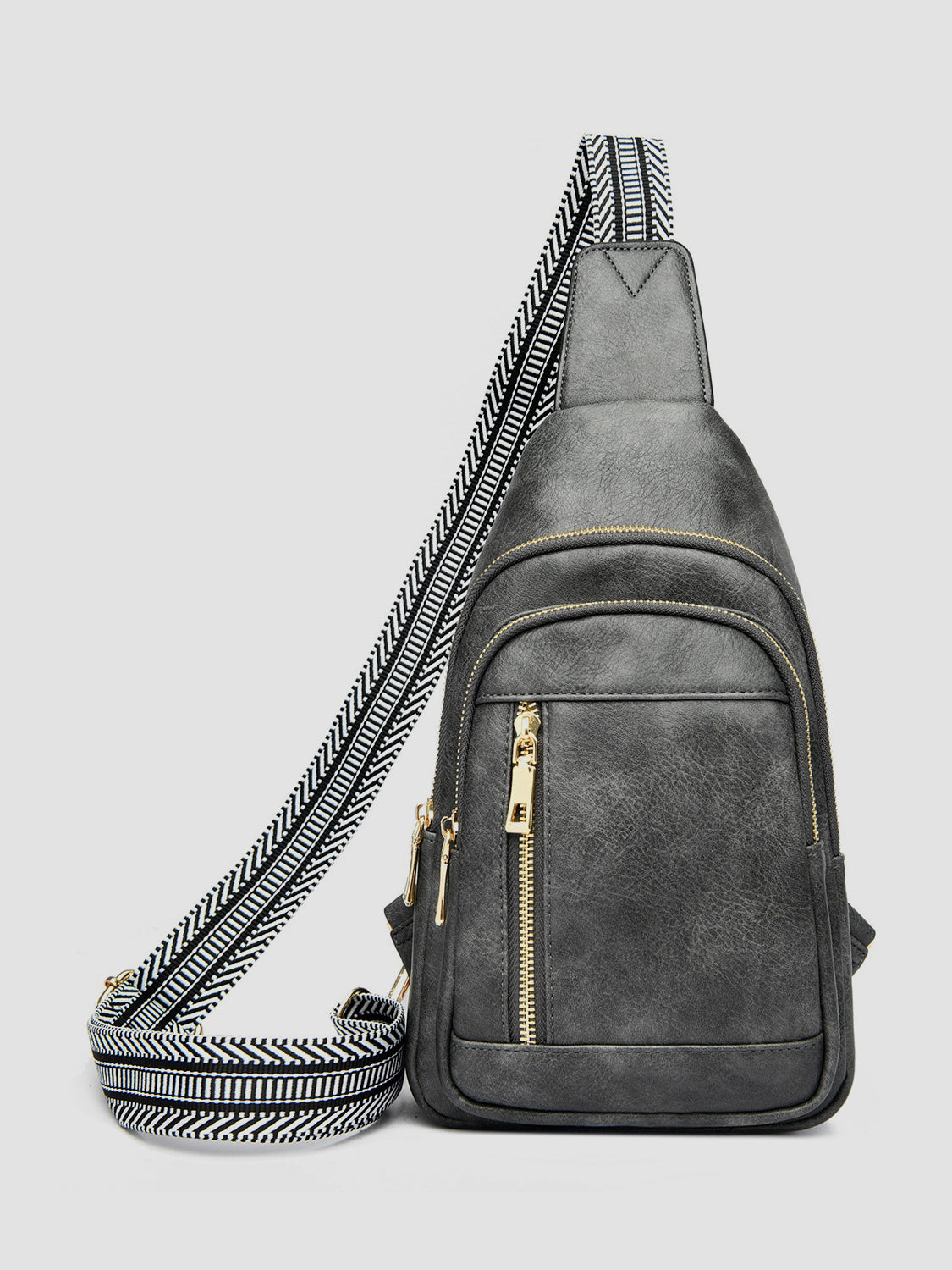 Leather Crossbody Adjustable Strap Bag